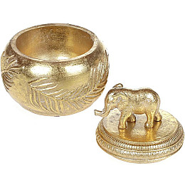 Шкатулка для украшений Indian gold 11.5х11.5х12.5см DP78941 BonaDi