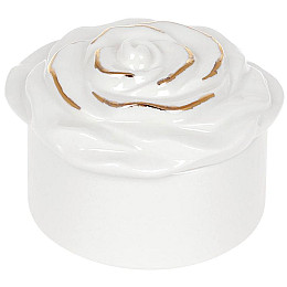 Декоративна шкатулка Roses White-Pink 9.4х9.4х6.4см DP85094 BonaDi