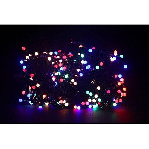 Гірлянда матовий VigohA 100LED 9м RD-7172 провід чорний Мікс