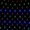 Сетка гирлянда VigohA 120LED 1,5x1,5м прозрачный силиконовый провод Микс
