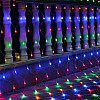 Сетка гирлянда VigohA 120LED 1,5x1,5м прозрачный силиконовый провод Микс
