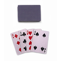 Карты игральные BCG пластиковое покрытие Синяя рубашка (DN34822BL) DUKE