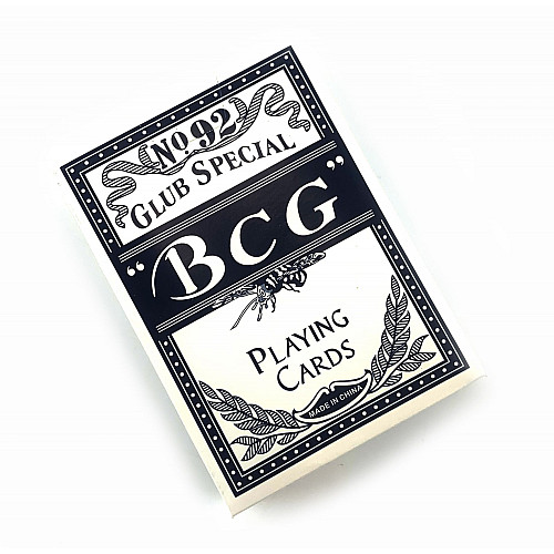 Карти гральні BCG пластикове покриття Синя сорочка (DN34822BL) DUKE