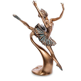 Статуэтка декоративная Балерина в прижке Veronese AL32481