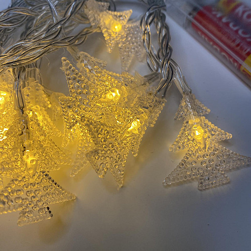 Гирлянда светодиодная "Елка" 4 м 20 LED на батарейках 2АА Stenson M48230