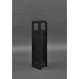 Кожаный чехол для вина 2.0 черный Crazy Horse BlankNote