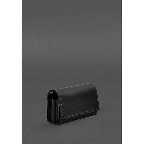 Шкіряний футляр чохол для IQOS Чорний BlankNote