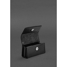 Кожаный футляр чехол для IQOS Черный BlankNote