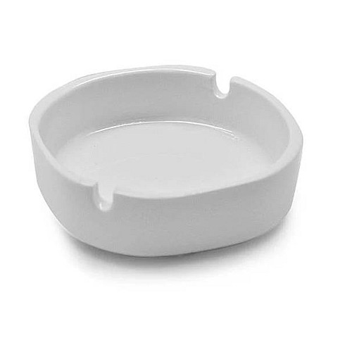 Пепельница фарфоровая 10 см Stenson MC3236 White