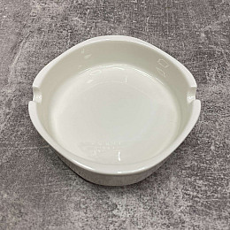 Попільничка фарфорова 10 см Stenson MC3236 White