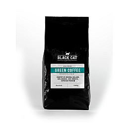 Кава в зернах Black Cat Green 50% Арабіки 50% Робуста 1 кг (11-353)