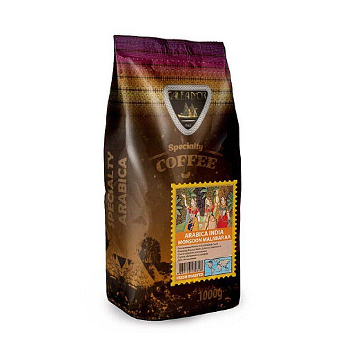 Кофе в зернах ARABICA INDIA MONOSOON MALABAR 1 кг (hub_xGOV54466)
