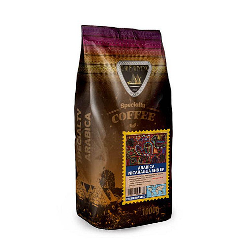 Кофе в зернах ARABICA NICARAGUA 1 кг (hub_YWEg39598)