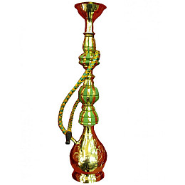 Кальян Huka 40 см на 1 персону из бронзы Разноцветный (DN21766)