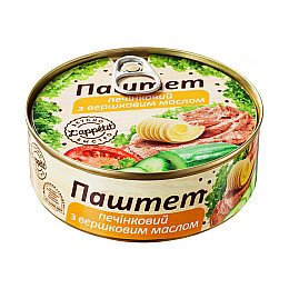 Паштет L'appetit печеночный со сливочным маслом 240 г (4820177070028)
