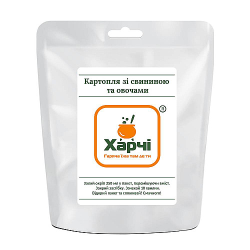 Картопля Харчі зі свининою 85 г (TREK-KZS-85)