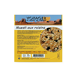 Мюслі Voyager з родзинками 80 г. (1004-B291)