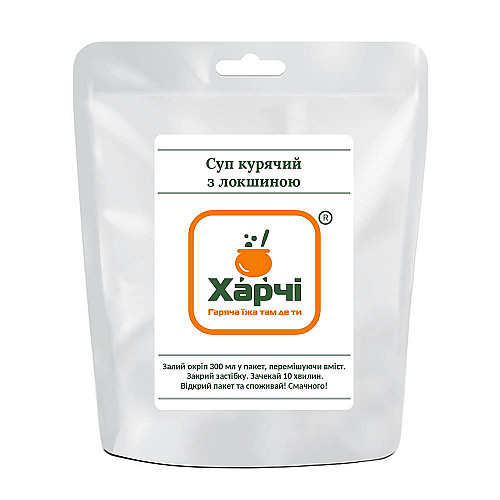 Суп Харчі курячий з локшиною 55 г (TREK-SKZL-55)
