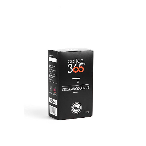 Кава мелена CREAM&COCONUT Coffee365 250 г