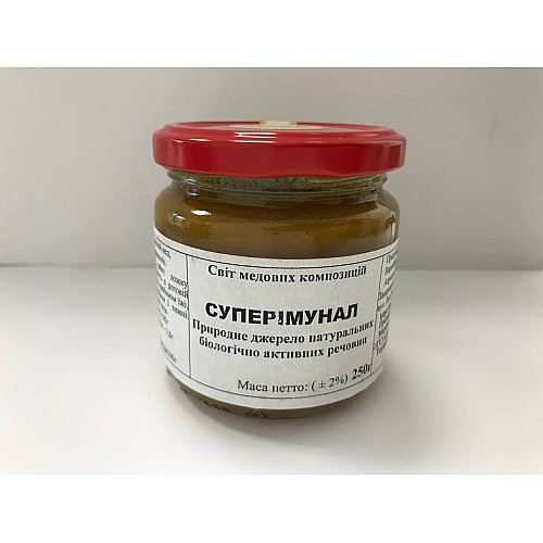 Медова композиція Мед Карпат Суперімунал 250 г