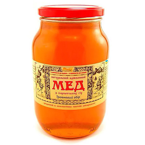 Мед бджолиний натуральний Мед Карпат Майський збір 350 г