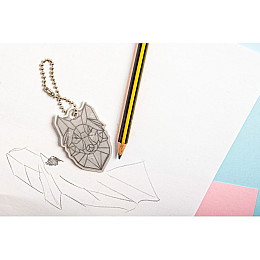 М'яка світловідбивна підвіска Вовк Refloactive AGR