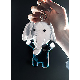 М'яка світловідбивна іграшка-талісман Слонік Refloactive