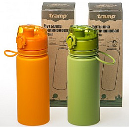 Фляга силиконовая Tramp (Естонія) (TRA-TRC-094-ORANGE) 700 мл Оранжевый