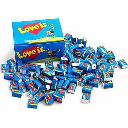 Love is Клубника-Банан жевательная резинка Kent 420 г; 100*4,2г