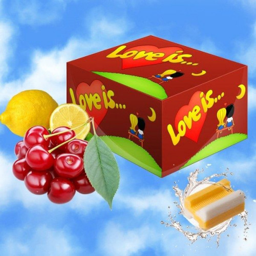Love is Вишня-лимон Kent жевательная резинка 420г; 100*4,2г