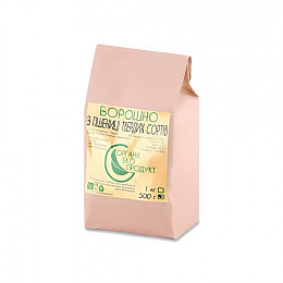 Борошно із пшениці твердих сортів натуральне Organic Eco-Product, 500 г