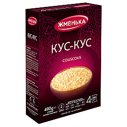 Кус-Кус пшеничный Жменька в пакетиках для варки 4шт х 100 г
