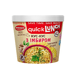 Кус-Кус с имбирем Quick Lunch Жменька 70 г
