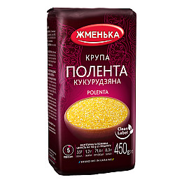 Крупа кукурудзяна Полента Жменька 450 г