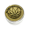 Гриндер для измельчения табака ASHTRAY HL-247 Silver Gold (do224-hbr)