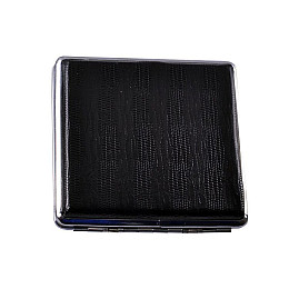 Портсигар Champ на 20 сигарет с металлическим держателем HL-148 Black (do247-hbr)