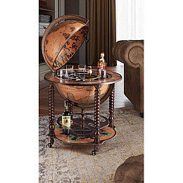 Напольный глобус-бар Beige world классик Zoffoli SS85217