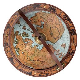 Напольный глобус-бар Minerva. Blue ocean Zoffoli SS85221