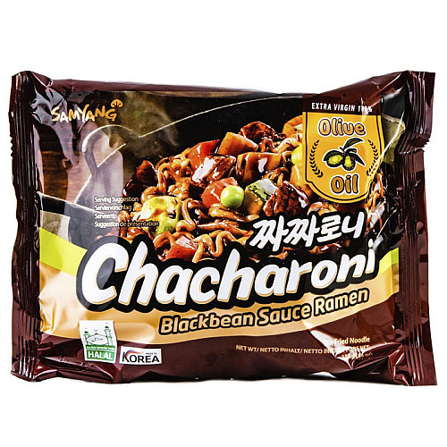 Лапша Samyang Chacharoni рамен с соусом из черной фасоли 127г (15131)