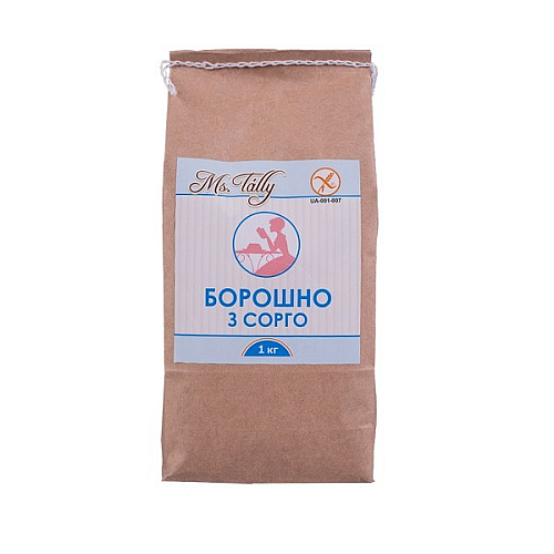 Борошно з сорго без глютену "Ms. Tally" 1 кг