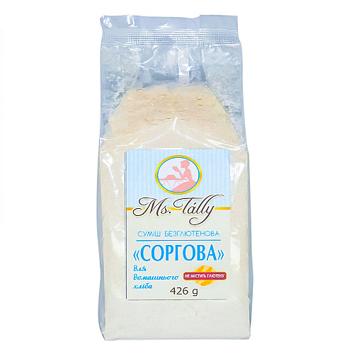 Сумiш для випiкання "Cоргова" без глютену "Ms. Tally" 426 г
