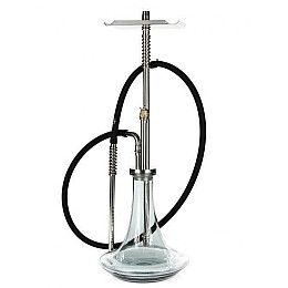Кальян Trumpet Hookah WOLF 67 см Серебристый
