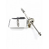 Кальян Trumpet Hookah skull 67 см Серебристый