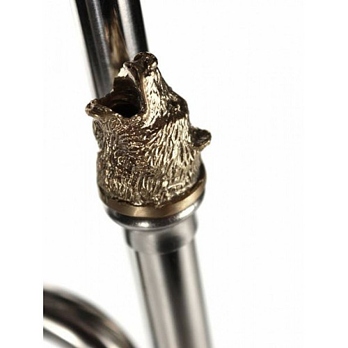 Кальян Trumpet Hookah BEAR 67 см Серебристий