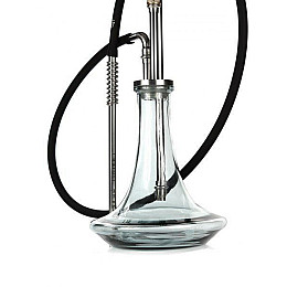 Кальян на колбе Trumpet Hookah Steamalution 70 см Серебристый
