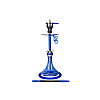 Кальян Amy Deluxe SS Luna 003.02 50 см Blue