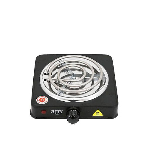 Плитка для розжига угля AMY Deluxe Hot Turbo 1000W Черный