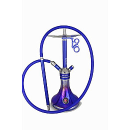 Кальян Amy Deluxe SS 21.02R 65 см Blue carbon