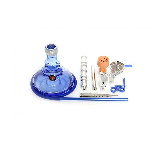 Кальян AMY Deluxe 070.01 Alu Zulu Silver-Blue