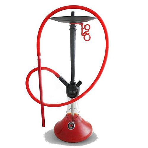Кальян Amy Deluxe 066.01 bk-Red 70 см Красный